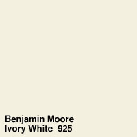 Benjamine Moore Ivory White, boja slonove kosti.