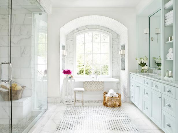 White-marble-bathroom